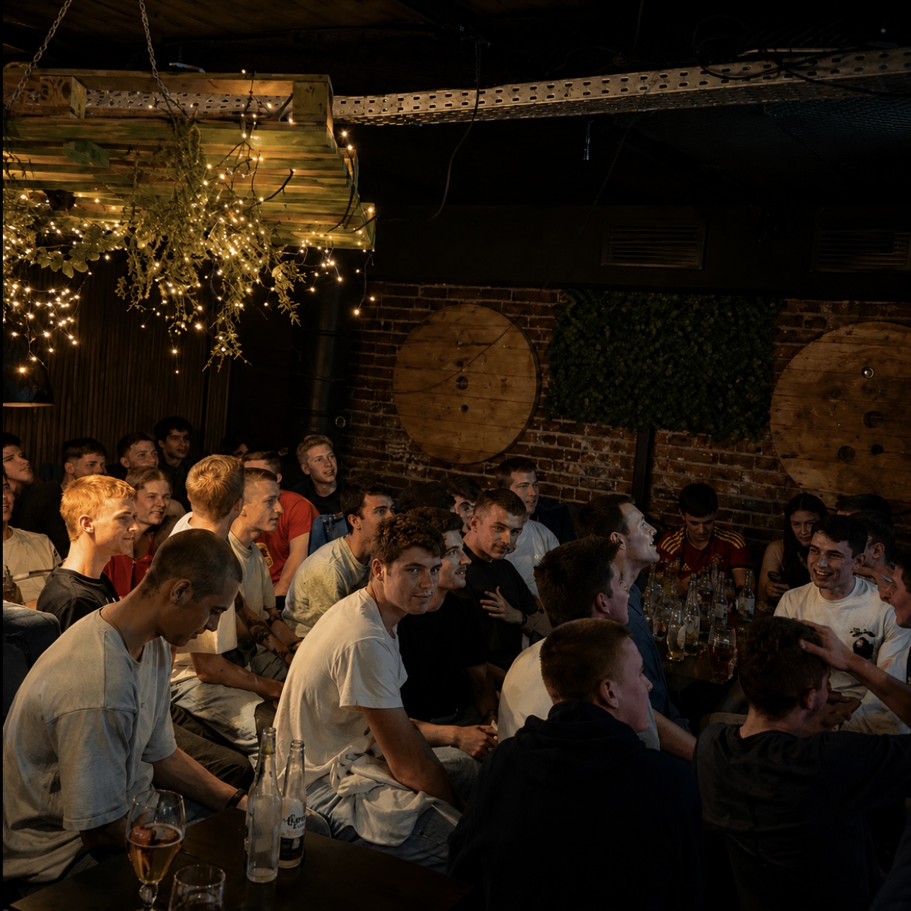 Atmospheric night vibe at DownTown bar